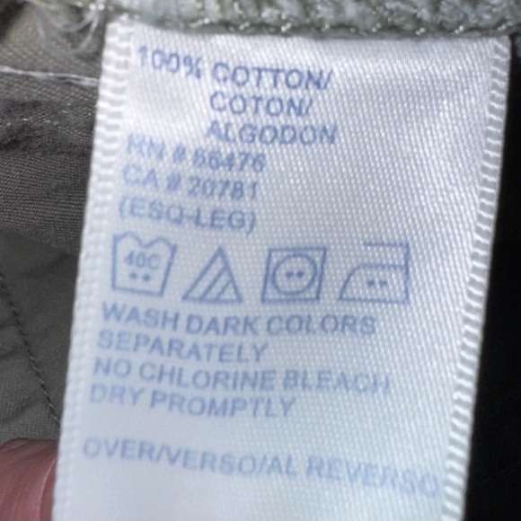 Tommy Hilfiger Khaki Pants Womens 8 Straight Leg Beige Cotton Classic - Picture 7 of 9